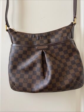 Louis Vuitton Damier Ebene Checkerboard Brown Shoulder Bag